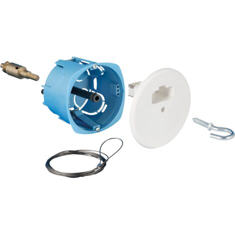 Kit de puntos centrales para pladur DCL con sistema de sujeción - Ø67/68mm Sistema de roscar en el eje + casquillo E27
