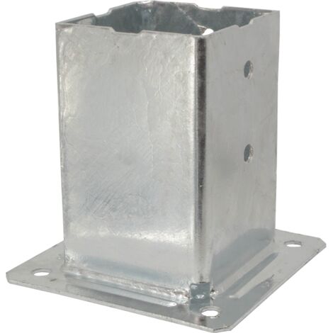 Base para poste de jardín cuadrada SIMPSON para atornillar - 90 x 90 - PPJBT90