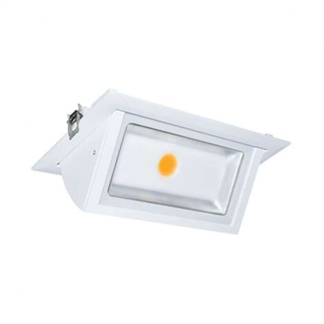 Spot rectangular empotrable inclinable STELLA 235x145mm - 3000K Blanco cálido - 30W (1/5)