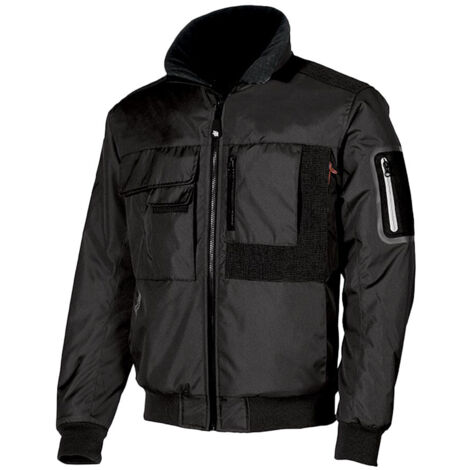 Chaqueta de trabajo resistente con mangas removibles MATE - Negro 3XL