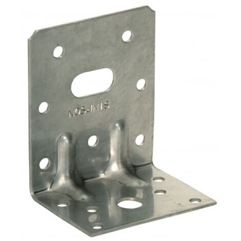 Escuadra estructural - Acero inoxidable A4 E5IX 76.5x49.5mm - esp 1.5mm
