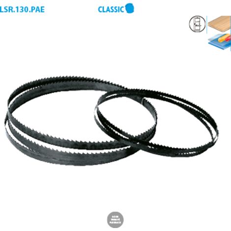 Sierra de cinta a medida de acero templado Flexback Classic Ancho 6 mm Esp. 0,5 PAS (TPI) 6