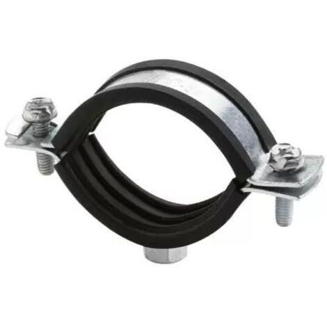 Collar reforzado isofónico M8 apertura lateral rápida - Zincado Ø60 - caja de 25