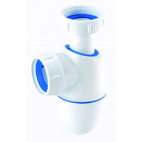Sifón de lavabo Easyphon bi-inyección ajustable PVC Ø40