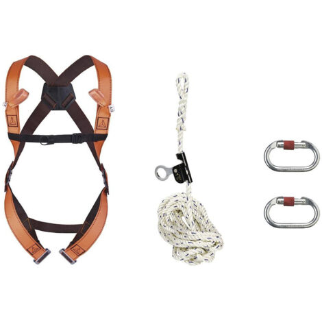 Kit anticaídas de techo Delta Plus ELARA170XX talla XL/XXL naranja