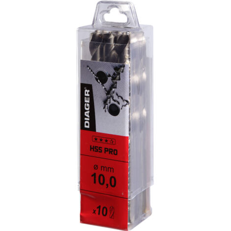 Fresa de metal HSS molida PRO - 726 Ø 2,8 Long. útil 33 Long. total 61 - Pack de 10 (1/4)