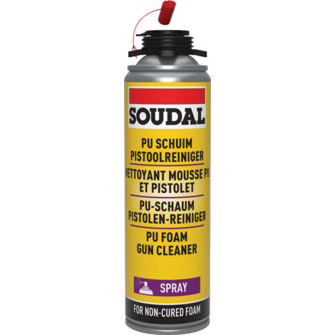 Aerosol limpiador para espuma de poliuretano y pistola 500 ml
