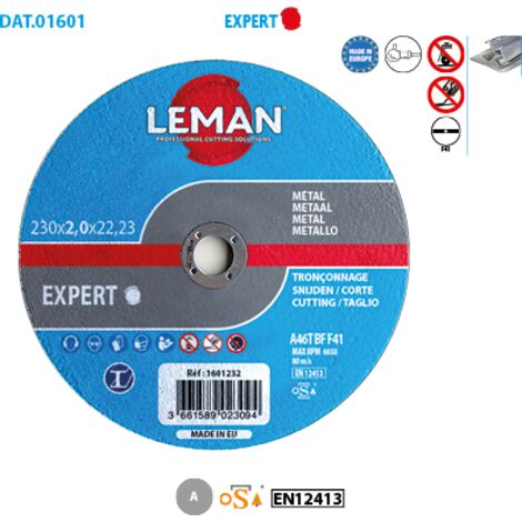 Disco de corte plano para metal fino Expert ø 125 Asta 22,23 Esp. 1,6mm (1/2)