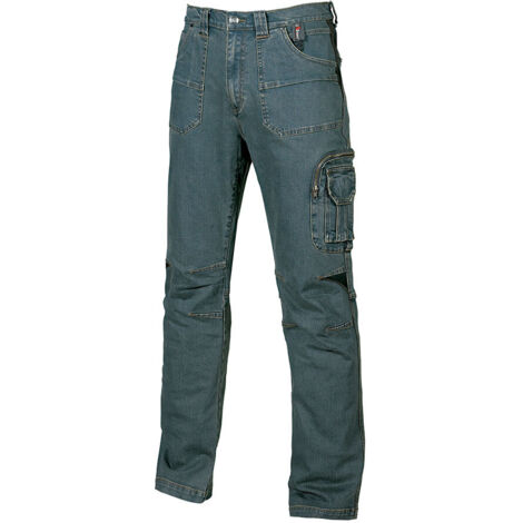 Vaquero de trabajo stretch TRAFFIC - Azul Denim 4XL - FR (58) - EU (64) (1/5)