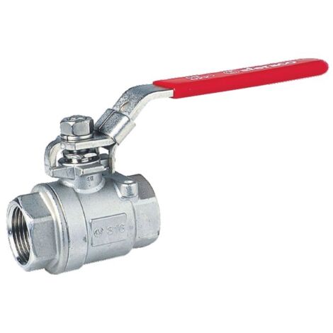 Válvula de esfera - Inox - PN64 - F/F - Manija de acero con candado 33x42