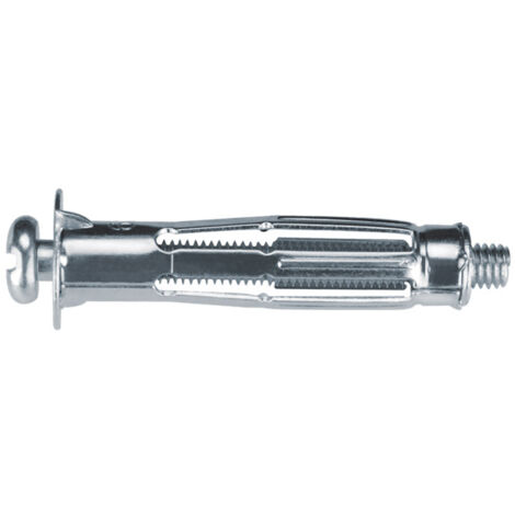 Tarugo Molly metálico de expansión para paredes huecas con tornillo 4x32 - Caja de 50
