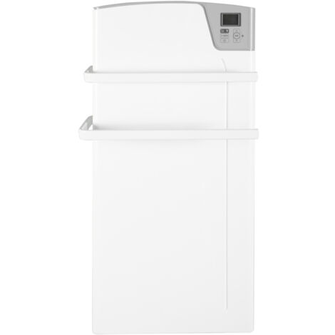 Toallero eléctrico Majorque con ventilador de 600W + ventilador de 800W Blanco