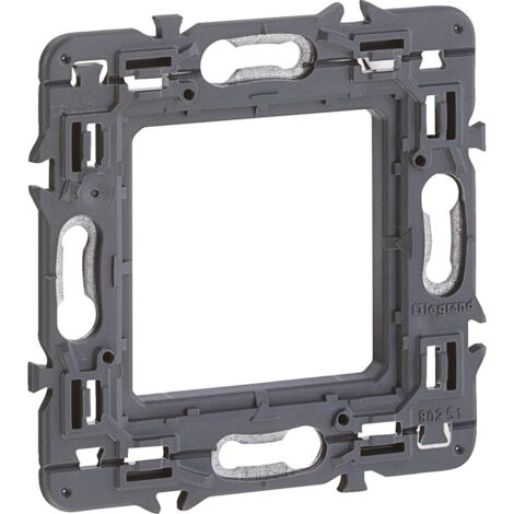 Soporte con tornillo para 1 puesto o 2 módulos