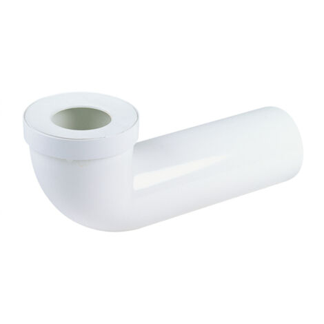 Tubo de inodoro con codo de 90° - Ø85 a 107 Largo 350 - Ø100