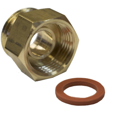 Conector de gas butano propano 20x150 Hembra - Macho para botella
