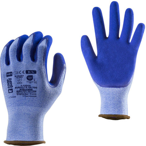 Guantes de trabajo recubiertos de látex Coverguard Eurolite 13L700 (1/4)