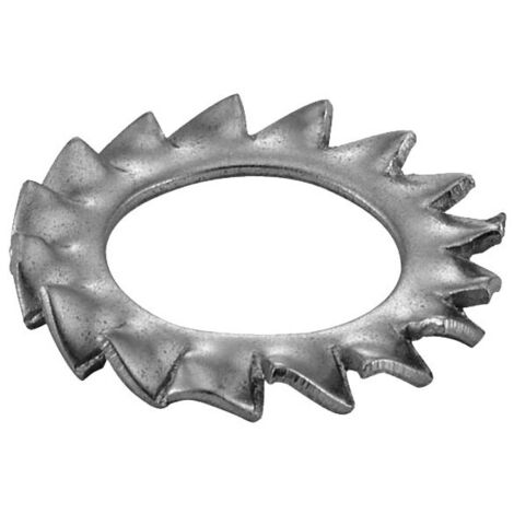Arandela -Ventilador- con dientes exteriores AZ - Inox A2 Ø6 mm - Caja de 200