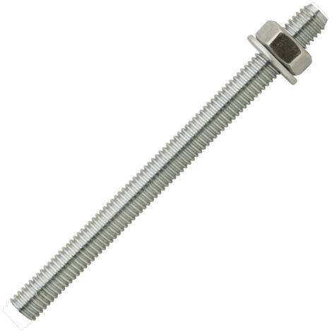 Varillas roscadas estándar de acero galvanizado 5.8 - MS M12x160mm - Caja de 10