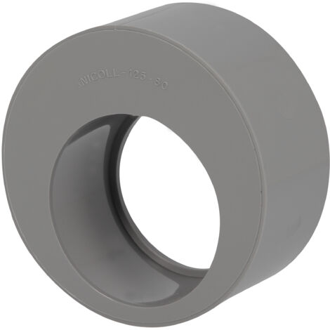 Tapón de reducción de PVC para drenaje macho-hembra 125X80