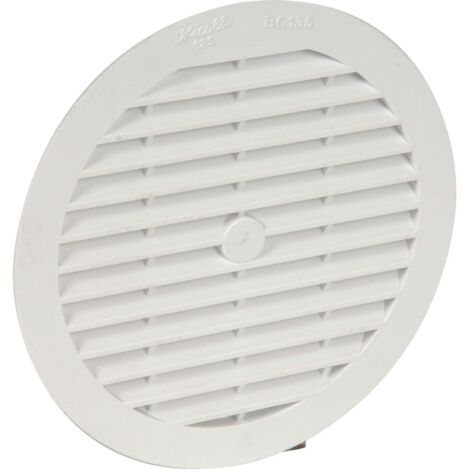PVC clásico: Redondo para tubo blanco D.124 con mosquitera