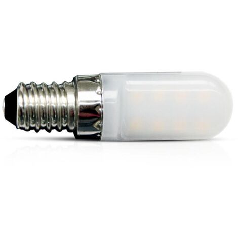 Ampollas LED para frigorífico E14 26 x 58mm - 3000K Blanco cálido - 2W - Acabado transparente