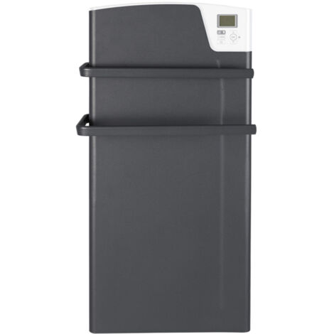 Toallero eléctrico + secador de aire Kea H700 L340 - 600W + secador de aire 800W Gris pizarra