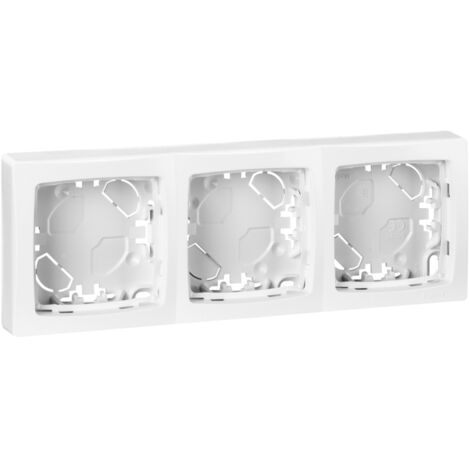 Marco 3 elementos blanco Legrand Oteo 086093