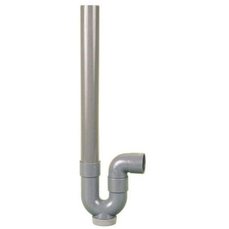 Máquina de sifón para lavadora de PVC salida horizontal Ø40