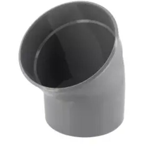 Codo de PVC para drenaje 45° Macho Hembra Ø200