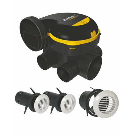 Kit Vmc Simple Flux Easyhome Auto + Rejillas de Ventilación Bip - 11026032 - Aldes