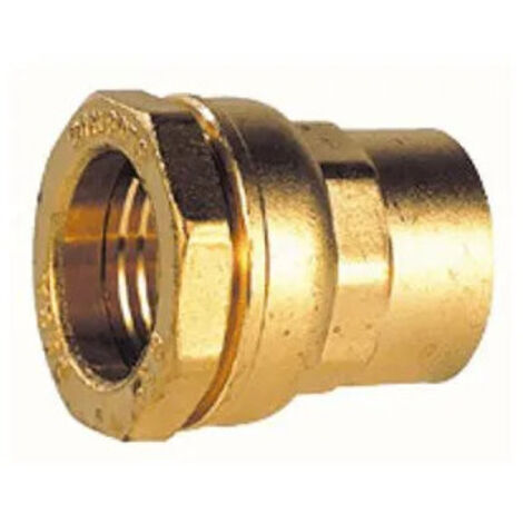 Racor recto DECA para PE en 27, hembra 20X27 (3/4") (1/2)
