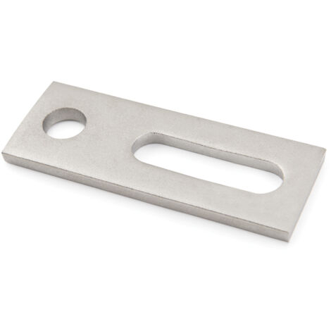 Caja de 20 - Placa para tornillo de doble rosca - Acero inoxidable A2 M10 - M12