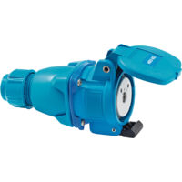 Enchufe monofásico con conexión MARECHAL® de pestaña - IP55 - 30A