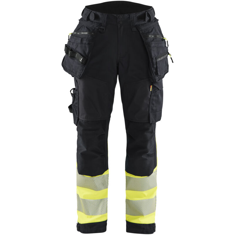 Pantaloni Hi Vis Impermeabili Donna Supertouch - Alta Visibilità Sicurezza Gialli