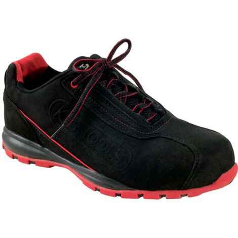 Scarpe di sicurezza basse Modello 10.05 - Nero/Rosso 42 (1/3)