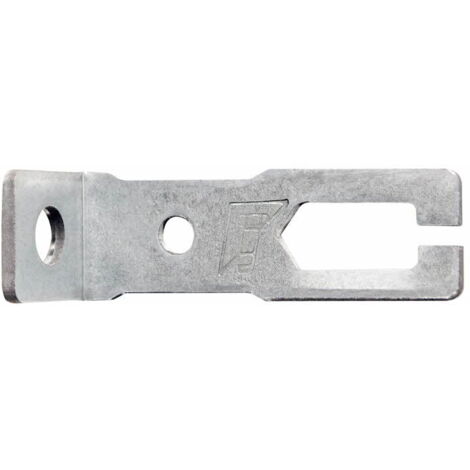 Confezione da 100 - Supporti angolari per controsoffitto falso - Zincato 6 mm