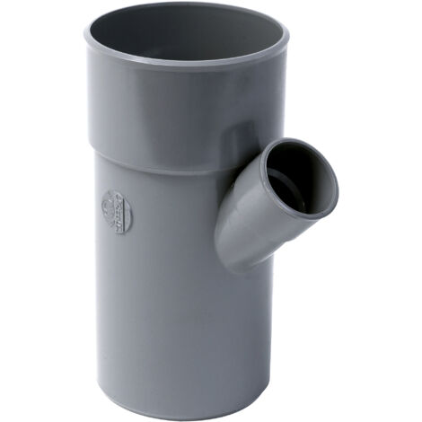 Culotte semplice ridotta PVC scarico 45° Maschio Femmina Ø100x40