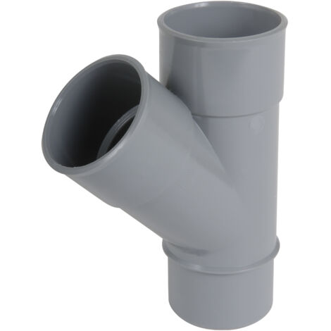 Culotte semplice in PVC per scarico a 45° maschio femmina Ø50