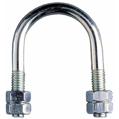 Staffa di fissaggio per tubo - Zincata M10 - Ø125 x 139 - Confezione da 25