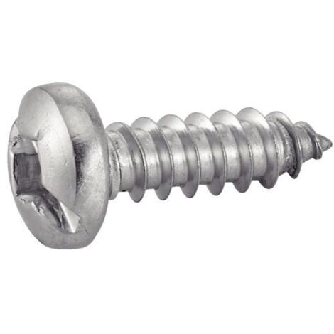 Vite a lamiera testa cilindrica impronta quadrata svasata - Acciaio inossidabile A2 4,2x13 mm - Confezione da 500 (1/3)