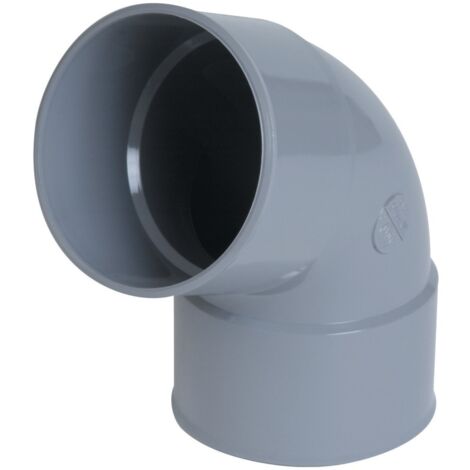 Gomito in PVC per scarico 67° femmina femmina ∅40
