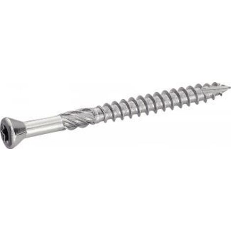 Vite da terrazza con testa ridotta a svaso, a 6 lobi, in acciaio inox A2, ø5x70mm - Confezione da 100