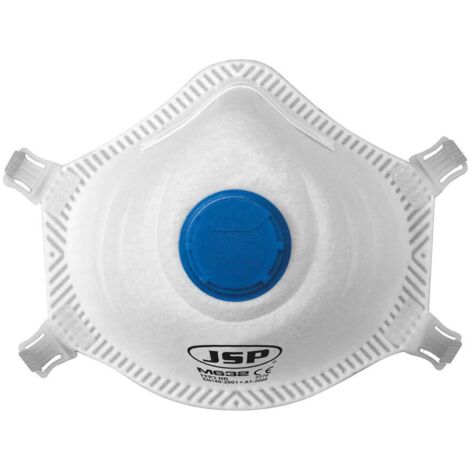 JSP – Maschera a conchiglia FFP3 con valvola di espirazione – Scatola da 10 maschere – Filtrazione 99% – Comfort foam e cinturini regolabili (1/5)