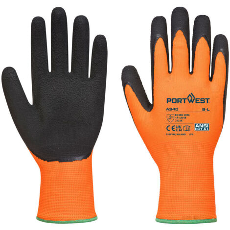 StrongAnt - Guanti Protettivi POWER GRIP In Neoprene, Taglia 9 - Antiscivolo, Antitaglio, Per Lavori Pesanti