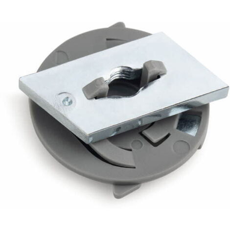 Accessori per profili di tipo "C" Morsetto guida con rondella a fissaggio rapido M6 - Confezione da 50 (1/2)