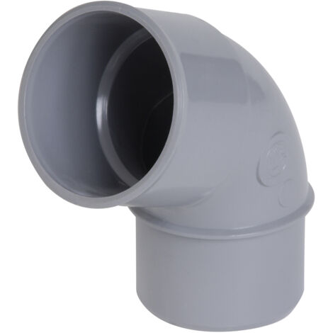 Gomito in PVC per scarico 67° Maschio Femmina ∅80