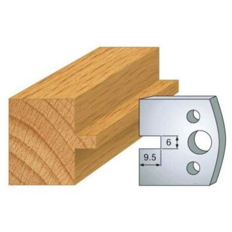 Gioco di 2 mazze altezza 40mm Classic PROFILO N°017 Altezza 40 Spessore 4mm