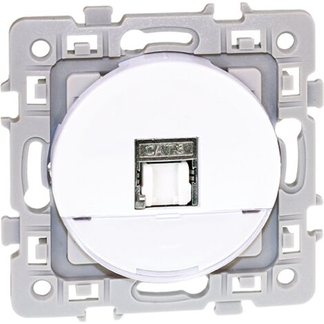 presa RJ45 Cat6A di livello 3 TV - SQUARE Bianca