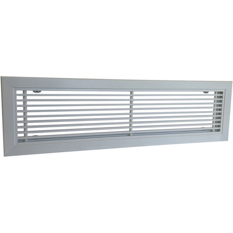 Griglia lineare porta-filtri - Alluminio verniciato bianco 300x150mm