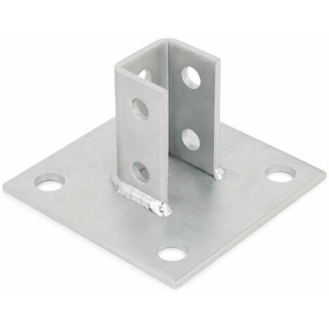 Supporti per carichi pesanti Indextrut Supporto a base quadrata "U" Indextrut M16 (41/21-41/41) - Confezione da 12